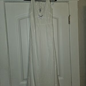 Elegant White Lace American Eagle Dress